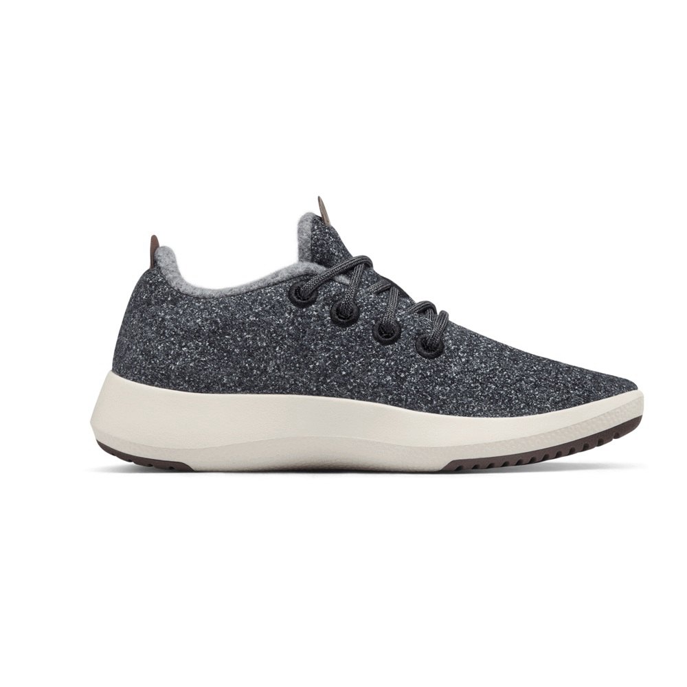 Allbirds Men\'s Sneakers Dark Grey - Wool Runner Mizzles - 79280DNBR